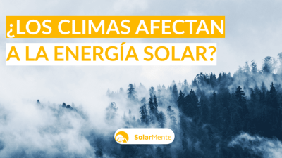 ¿Qué ocurre con los paneles solares cuando llueve o nieva?